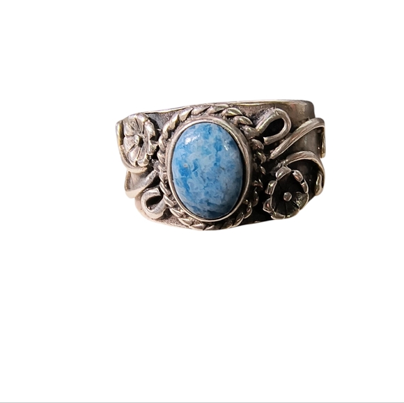 Carolyn Pollack Sterling Silver And Sterling Silver Ornately Embellished Ring - Picture 2 of 10